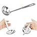 Karlak Foldable Soup Spoon Portable Stainless Steel Camping Soup Spoon for Cooking Traveling