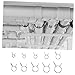 BUGUUYO 250pcs Double Wire Hose Clamp Assortment Kit for Industrial Diy Auto Boat Spring Clips Water Clamp Fuel Line Clip