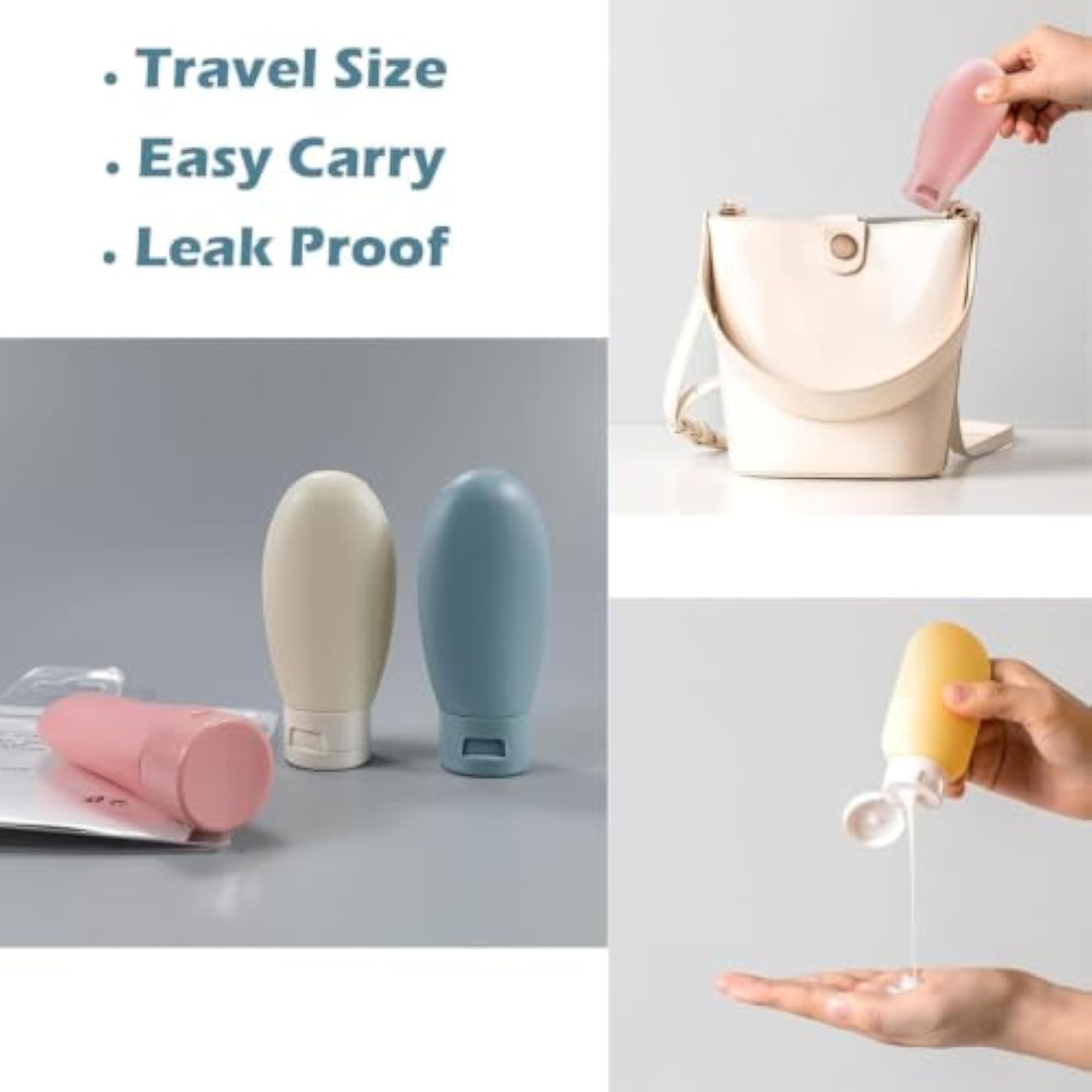 Travel Bottles Set for Toiletries, TSA Approved