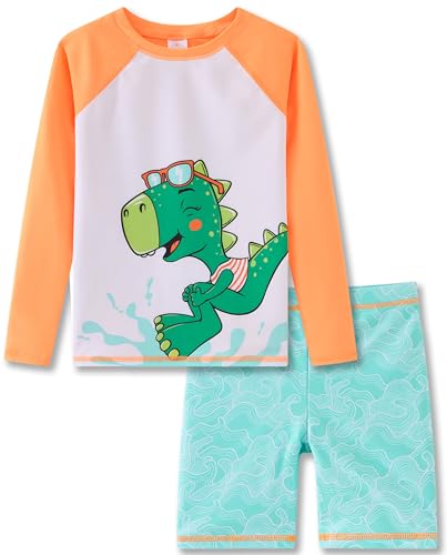 Image of UMELOK Boys' Rash Guard Swim Set