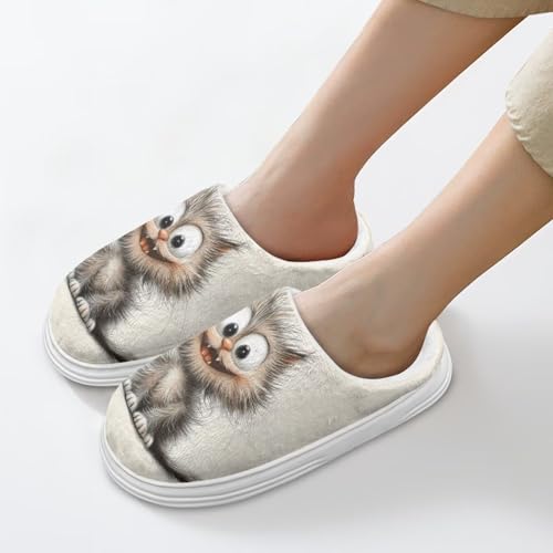 House Shoes for Women Slippers Fuzzy Scuff Warm Room Slippers Indoor House Home Winter Shoes for Women3
