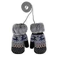 Allbestop Noel Gants Hiver De Ski En Tricot Gloves,Gants Boxe Enfan Gants Sans Doigts Femme Moufle Enfant 3 Ans Gants Ski Le Amz