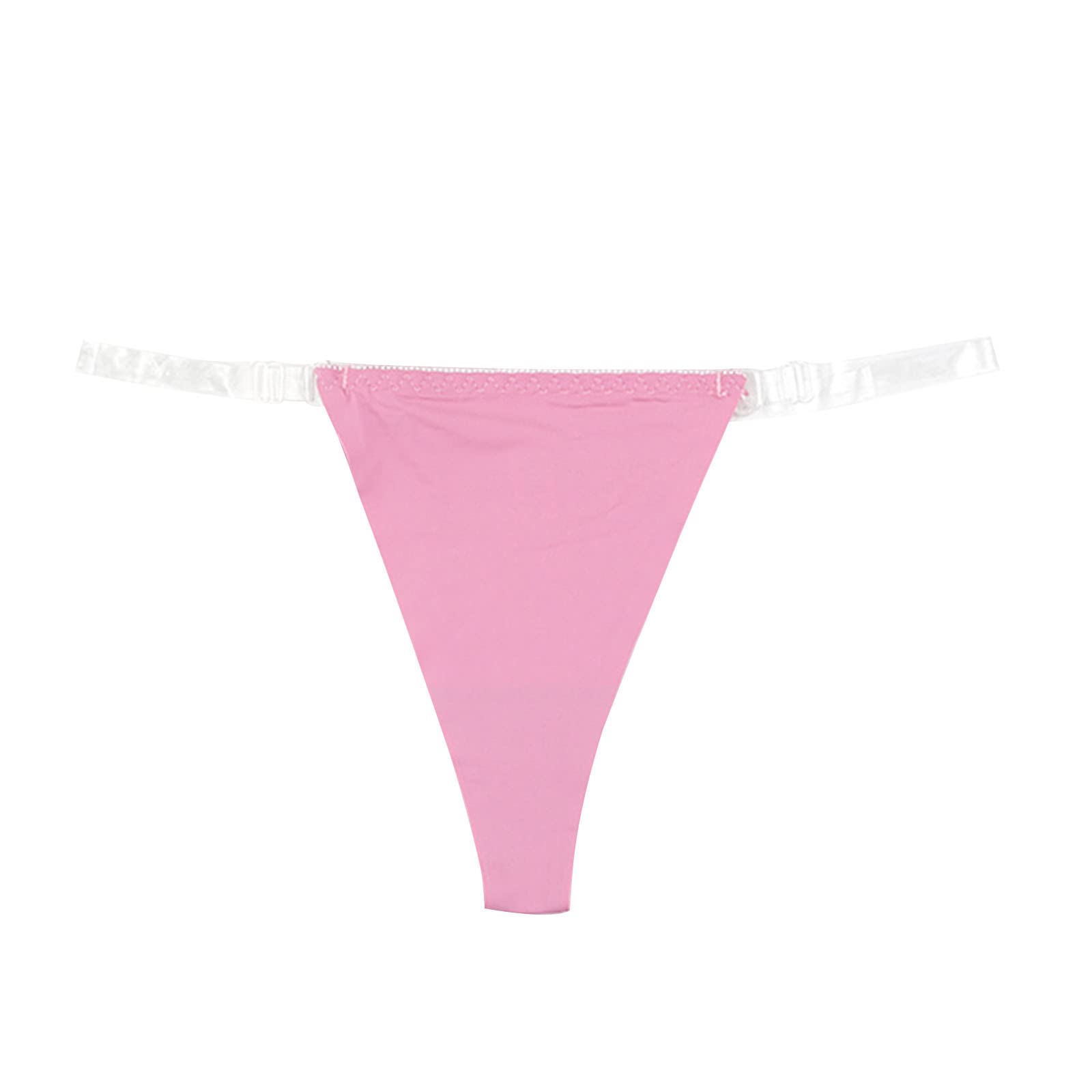 JOAU Adjustable Thong for Women Underwear Low Rise Strappy Panties No Show Breathable G-String Stretch Hi-Cut Lingerie