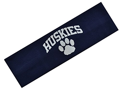 Funny Girl Designs Huskies Team Mascot School Pride Cotton Stretch Headband