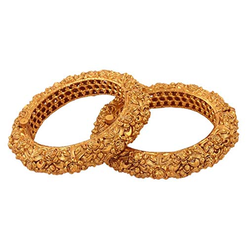 See full amazon price history chart for Mirraw Classiques Traditional Gold Copper Gold Plated Bangles for Women/Girls_2.4 Mirraw Classiques Traditional Gold Copper Gold Plated Bangles for Women/Girls_2.4 (B0842S9RWF) Amazon Price History, Amazon Price Tracker
