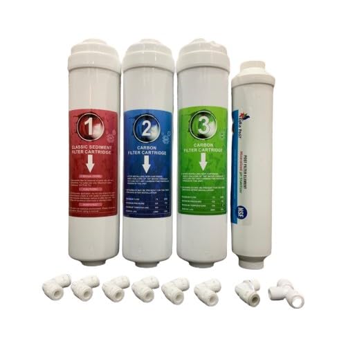 SULOOK HBV00000WP3OL İhlas Aura Cebilon Plus ve İnline Su Arıtmalarına Uyumlu 4'lü Filtre Seti