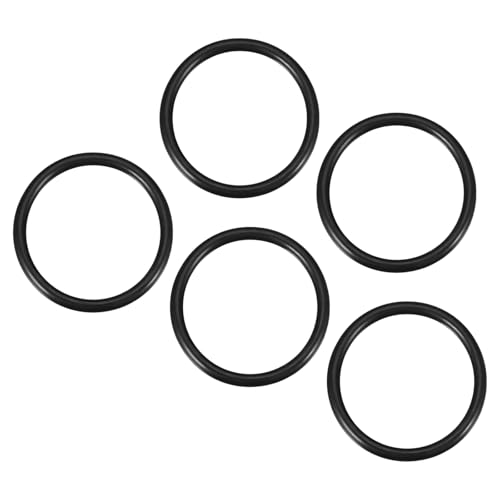 QUARKZMAN 70mm x 60mm x 5mm Nitrile Caoutchouc Joints toriques x 5 Pièces Rond Joint Rondelle pour Robinet Plomberie Réparation Étanchéité Connexion [Noir]