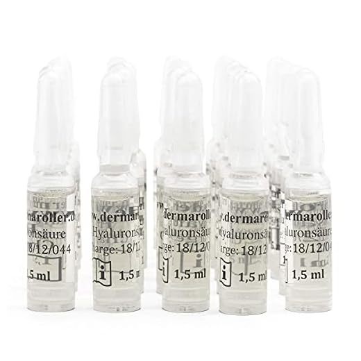 Dermaroller - Ampollas de ácido hialurónico 0,35%, 1x 1.5 ml( 1x 30 piezas)