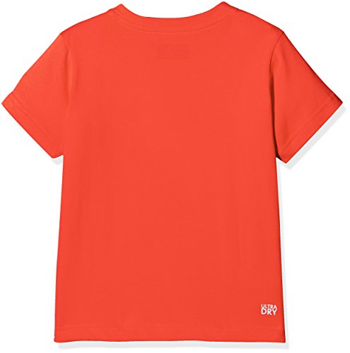 Lacoste Tj2910 Camiseta, Naranja (ETNA/Marine), 10 años para Niños