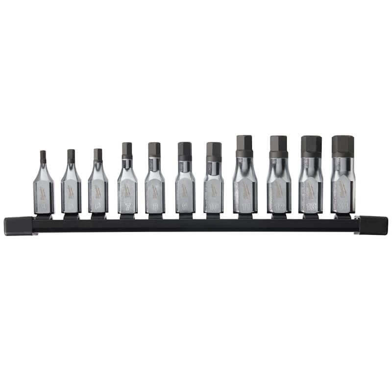 Milwaukee 11 Piece 3/8" Drive Hex Bit Socket Set