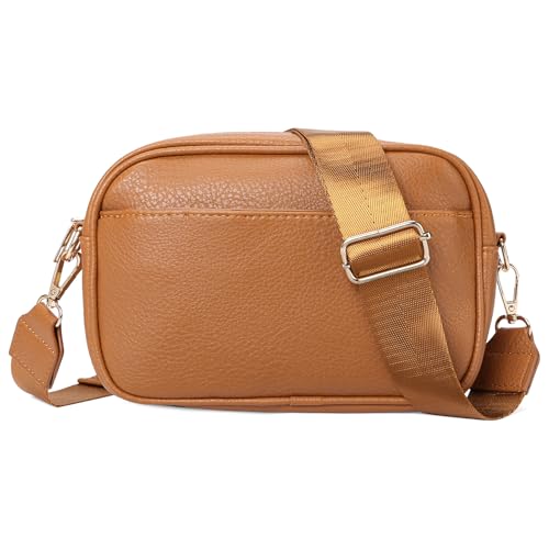 Sacoche cuir végétalien femme confortable avec sa large bandoulière réglable