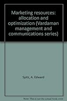 Marketing Resources: Allocation And Optimization 0884050580 Book Cover