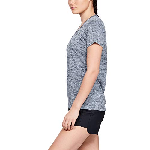Image of Under Armour Womens Tech V-Neck Twist Short-Sleeve T-Shirt