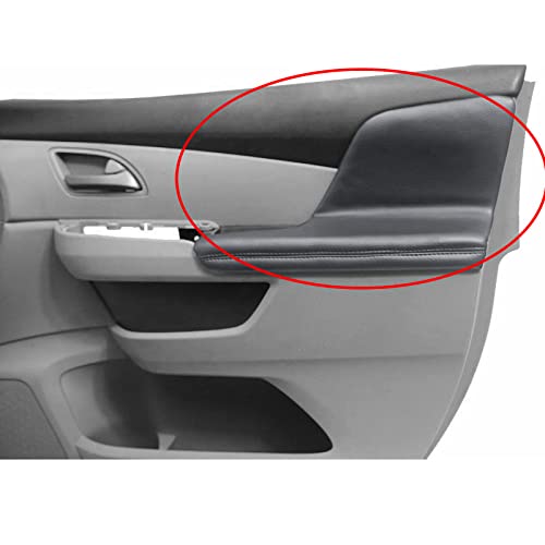 Gxarts 1 Pair Gray Door Panel Armrest Cover Compatible With Honda Odyssey 2011 2012 2013 2014 2015 2016 2017 Vinyl Microfiber 1Pair Leather Door Armrest Replacement (With Installation Tool) #TOP5