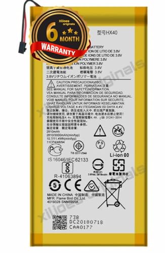 Image of HX40 Battery for Motorola X4 XT1900-1, XT1900-2, XT1900-3, XT1900-4, XT1900-5, XT1900-6, XT1900-7 Battery with 6 Month Warrant* (B188)