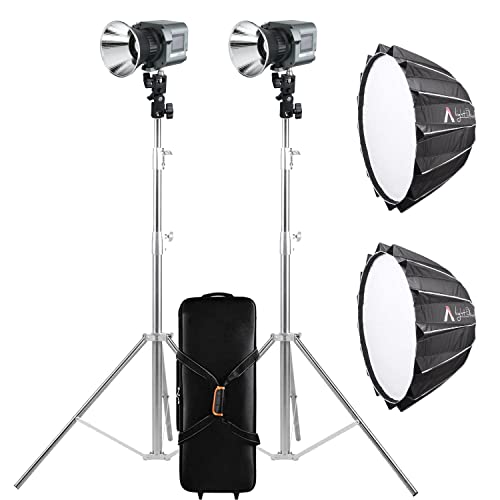 Aputure Amaran COB 60X�B�e���C�g �r�f�I���C�g CRI?96 �F���x2700K-6500K Bowens�}�E���g �Z�b�g�i (2�Z�b�g)