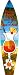 Smart Blonde Happy Hour Metal Novelty Surf Board Sign SB-046