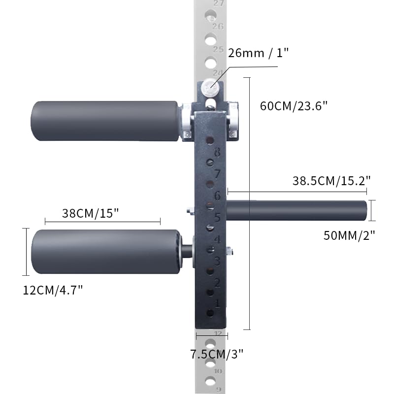 Fixation de support de squat pour machine à boucler et leg extension - 2
