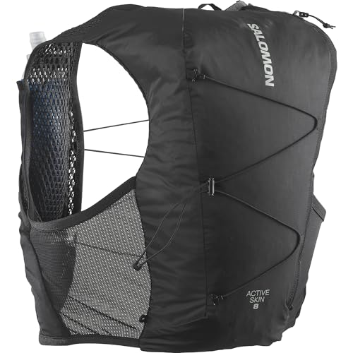 Image of Salomon Unisex Active Skin 8, Hydration & Storage Vest with 500ml Flasks Included