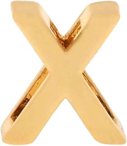 Miniatura 5 de 26 piezas Dijes de Letras Rellenos de Oro de 18k, Dijes Iniciales, Colgantes de Letras para Hacer Pulseras, Collares y Joyas de Bricolaje
