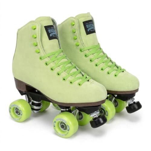 Sure-Grip Boardwalk Outdoor Skates (Key Lime, Mens 8 / Womens 9)