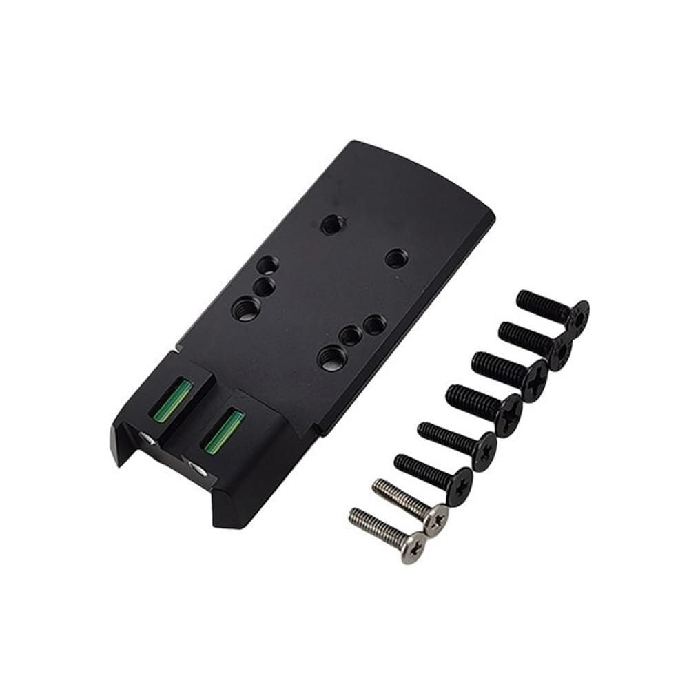 Plaque De Montage Métallique SIG P320 SP2022 Adaptateur Fibre Optique Vert