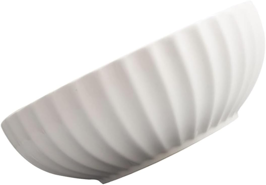 White Ceramic Soup Basin Thick Wall Storage for Halloween Season