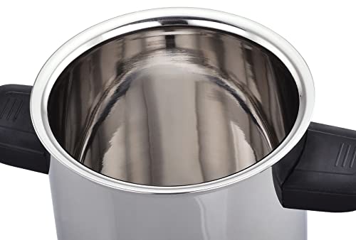 Image of Twin Birds Stainless Steel Milk Cooker /Boiler /Pot with Handle 2Ltr, Steel Milk Boiler Pot Double Handle - 2 Litre