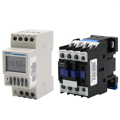 Interrupteur de temporisation NKG-3 22kW avec programmation horaire précise 220V - 8
