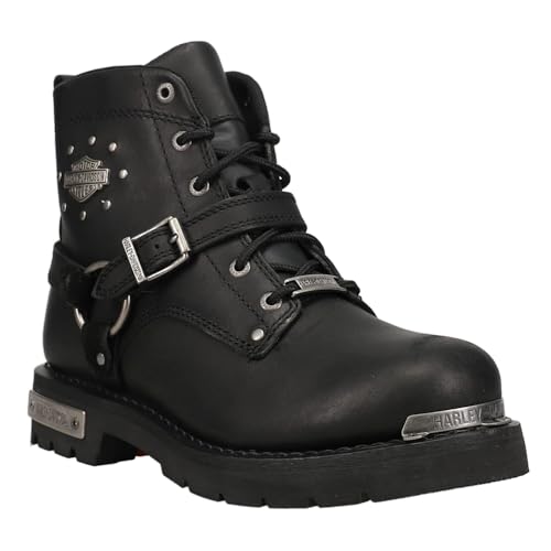 Harley-Davidson Becky bottes de moto haut de gamme en cuir véritable