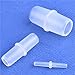 OSCWAZZS 5~200Pcs 3~20mm Plastic Flat Mouth Equal Diameter Straight Through Aquarium Fish Tank Hose Connector Air Pump Tracheal Adapter(12mm,5 Pieces)