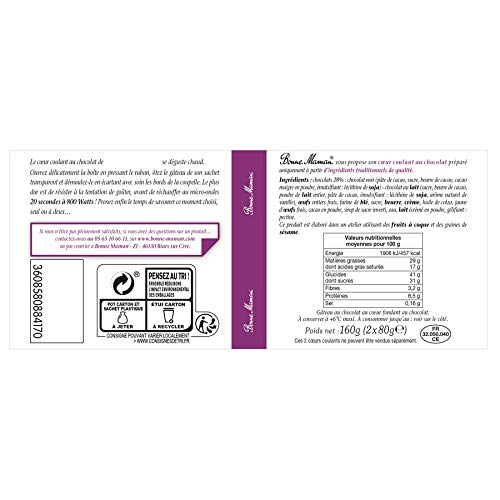 Dessert C½ur Coulant Au Bonne Maman Les 2 Pots De - vue 3