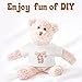 Litherr S Stuffed Animal Clothes Tshirt Fit 6 Inch Plush Animal Tiny Blank 17cm Stuffed Doll Shirt Accessory Make Your Unique Stuffed Doll Outfit