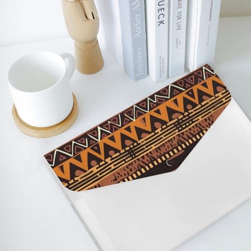 Fournitures de bureau : trieur A4 à compartiments motif tissu africain - 6
