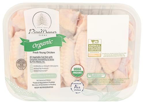 Pine Manor Organic Split Chicken Wings
