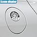 UHANBUT Compass Badge Rated Car Emblem, 4 x 4 Metal Automotive Badge, 3D Round Car Stickers Decals, Vehicles Exterior Decoration Accessories Compatible with Trucks, SUVs, RVs (Compass)
