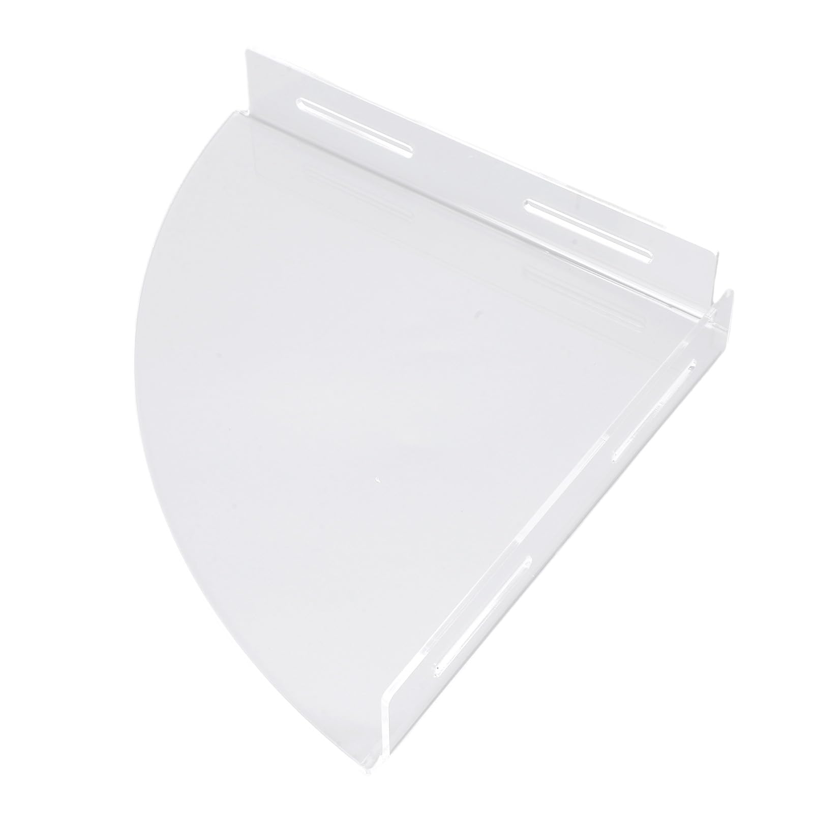 Acryl-Eck-Dusch-Caddy 2 Stück selbstklebende Wandnizer, transparentes Badezimmer-Regal für Dusche, platzsparendes Badzubehör