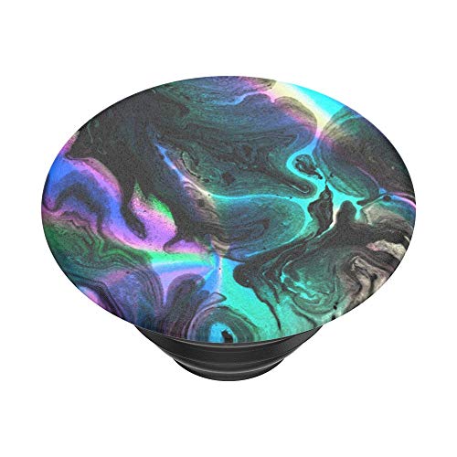 Image of PopSockets Adhesive Phone Grip, Holder, Phone Stand, Rainbow - Oil Agate