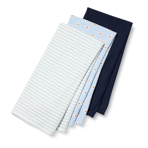 Image of Amazon Essentials Unisex Babies' Swaddle Blankets for Boys and Girls, Pack of 3