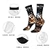 XZDWPY Rugby on Fire Unisex Mid-Calf Socks 2 Black-1 Polyester Skin-Friendly Moisture-Wicking Fashionable Crew Socks