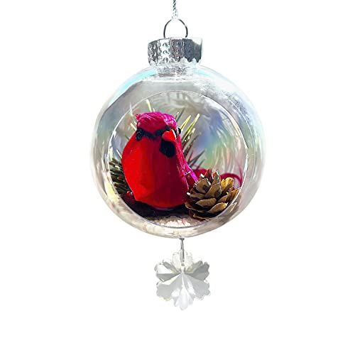 Crystal Birthday Gifts Christmas Ornaments Or Red Bird Cardinal Gifts Christmas (Cardinal) #TOP24