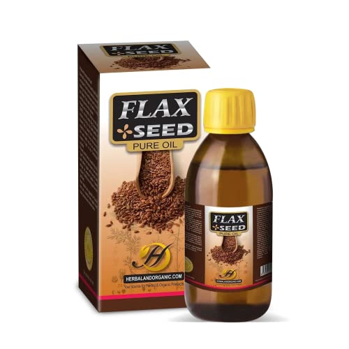 HERBOGANIC Flaxseed Oil, Cold Pressed Flaxseed Oil for Hair, Body and Nail Moisturizer, Body oils - 4 Oz Bottle Perfect Formula Nail Essentials - Rich in Omega-3…