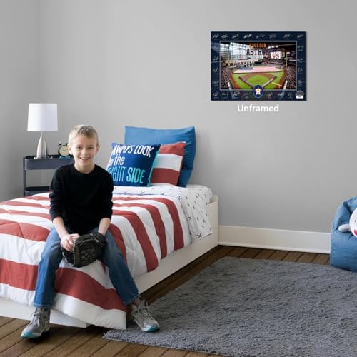 Poster Astros de baseball pour relooker une chambre de garçon vide - 3