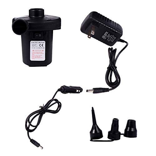 ABOOFAN Bomba de ar elétrica multiuso Inflator de ar compacto para caiaque Bomba de ar JP Plug
