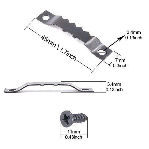 Image of Swpeet 635Pcs Picture Hangers Kit with Screws, Heavy Duty Assortment Kit for Picture Hanging Solutions with Transparent Box