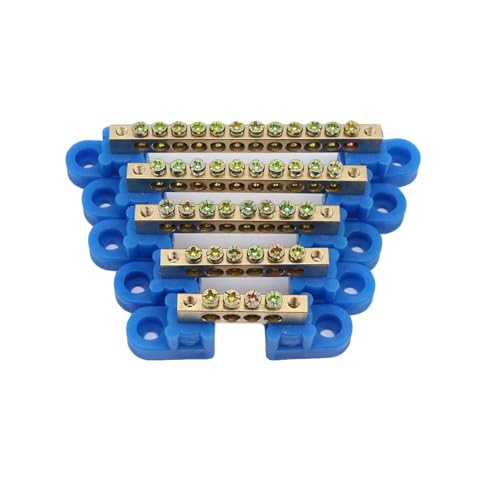 Vis laiton cuivre barre de terre 6p pour regrouper les fils de neutre