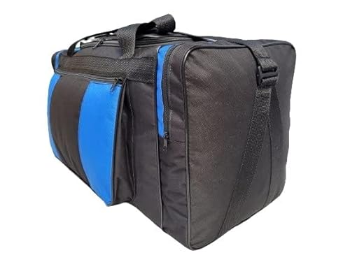 Bolsa de Viagem Mala Grande Resistente Alça Tiracolo e de Mão 62 Litros (Azul)
