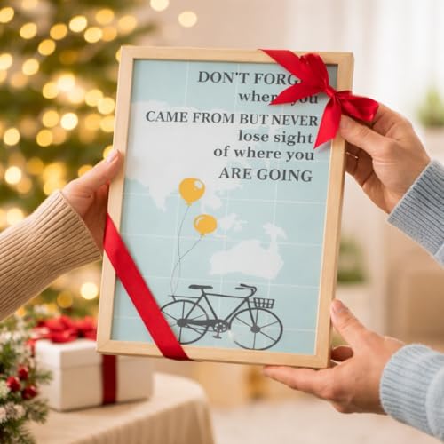 Image of Home Decoration Items for Living Room, Wall Decor Items for Living Room, Motivational Wall Frames, Bed Room Home Balcony Wall Decoration Items, Wall Art Hanging, Anniversary, Birthday Gift for Women