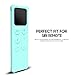 AWINNER Protective Case Compatible for Apple TV 4K 5th / 4th Gen Remote/HD Siri Remote (1st Generation) - Lightweight [Anti Slip] Shock Proof Silicone Cover for Apple TV Siri Remote Controller (Cyan)