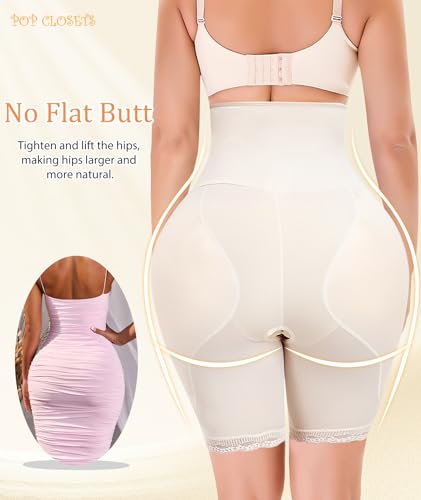 Pop Closets Women'S Shapewear Control Padded Panties Hip Butt Enhancer For Women Butt Lifter Tummy Control Booty Shorts thumb #3